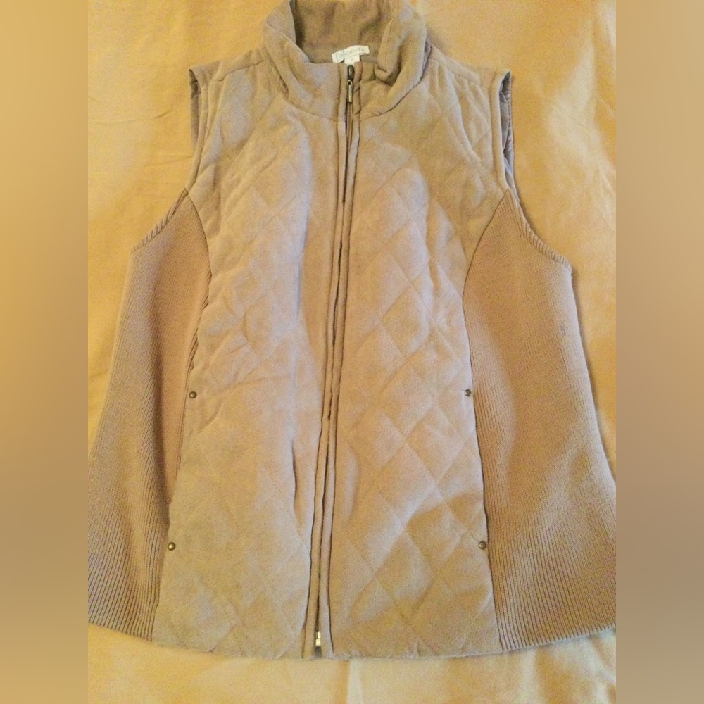 Relativity/Women’s vest camel color M